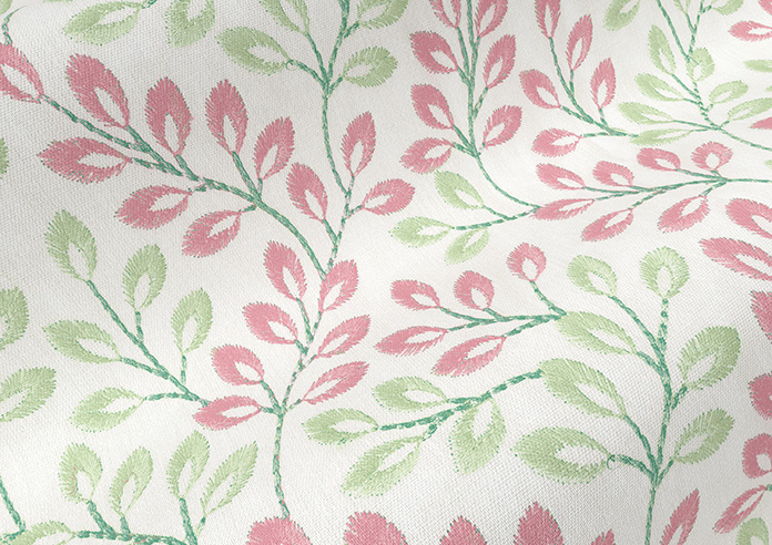 Fitzrovia Print, Pink Pop - Twist&Fit Roman Blind - Image 4